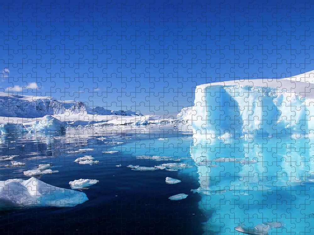 Tranquility Jigsaw Puzzle featuring the photograph Wilhelmina Bay Antarctica by Photostock-israel