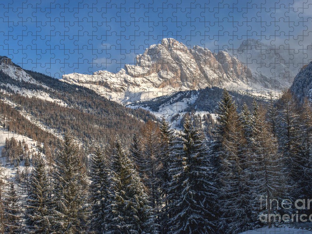 Winter Jigsaw Puzzle featuring the photograph Winter Dolomites by Martin Capek