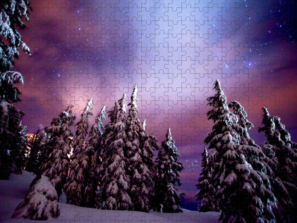  River Jigsaw Puzzle featuring the photograph Winter Nights by Darren White