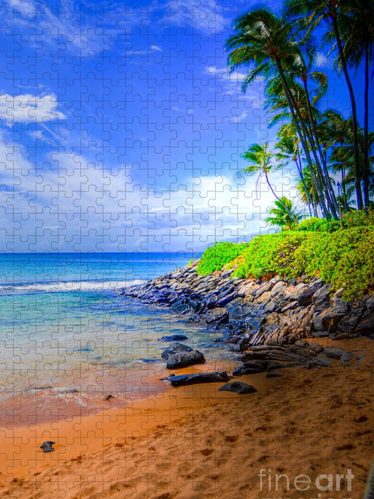 Napili Bay Jigsaw Puzzle featuring the photograph Napili Bay Maui #1 by Kelly Wade