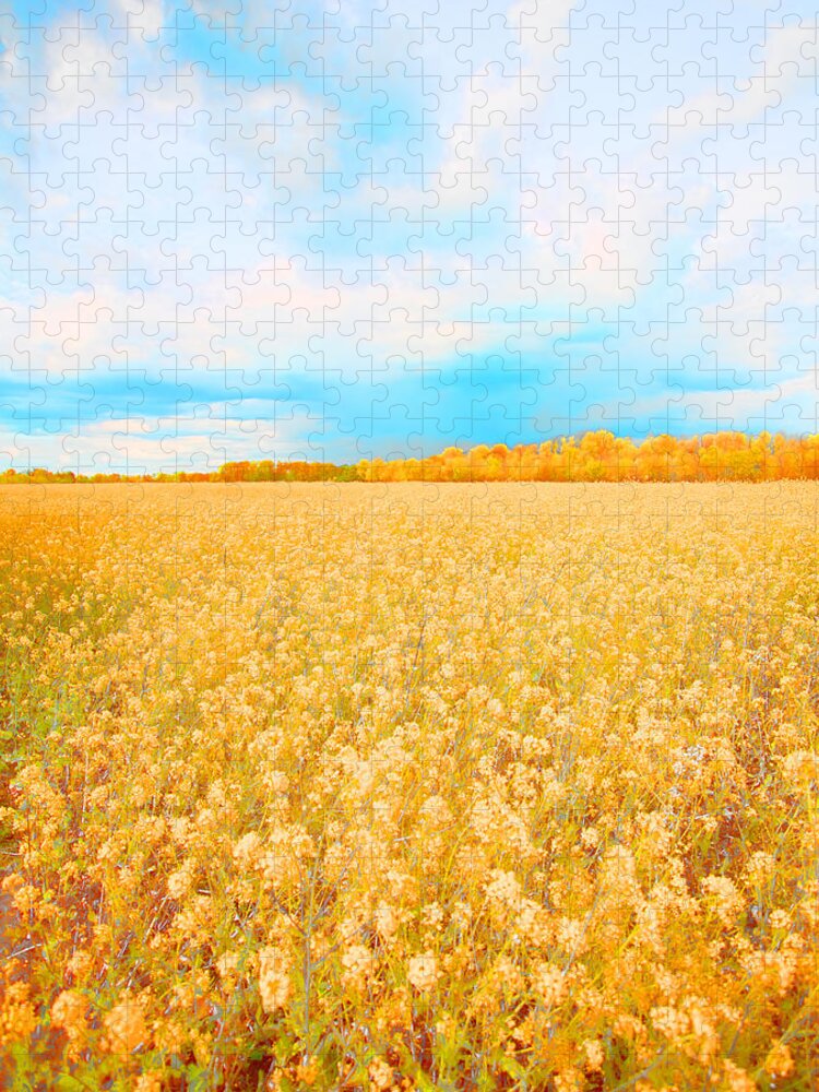 Rural Photo Jigsaw Puzzle featuring the photograph On a Clear Day by Bonnie Bruno