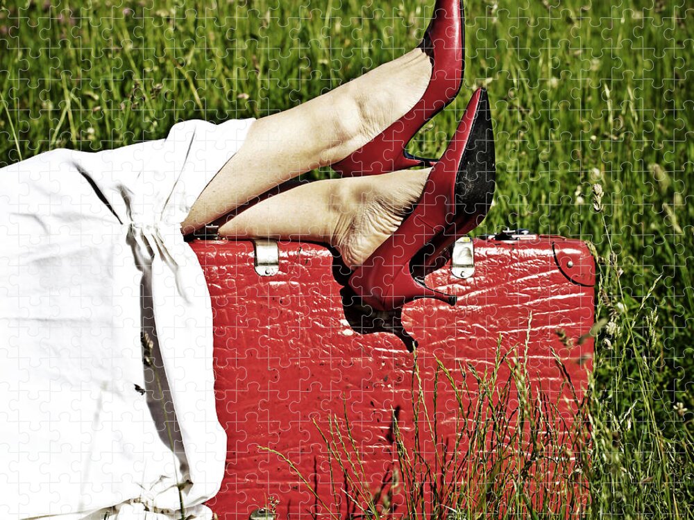 Leg Jigsaw Puzzle featuring the photograph Relax #1 by Joana Kruse