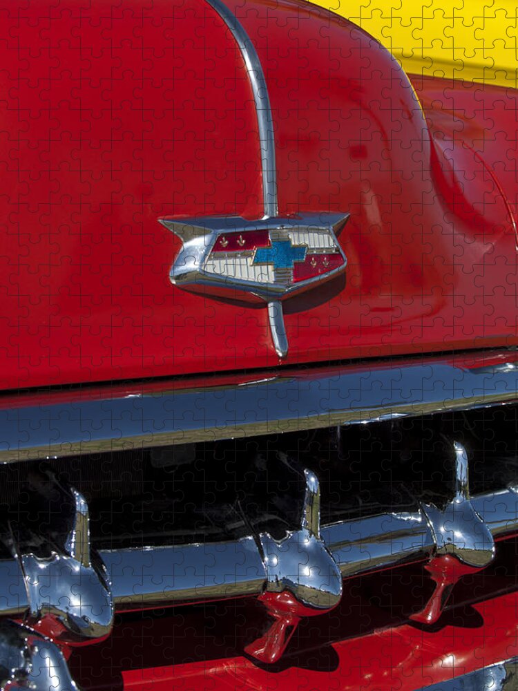 1954 Chevrolet Convertible Hood Emblem Jigsaw Puzzle by Jill Reger - Pixels  Puzzles