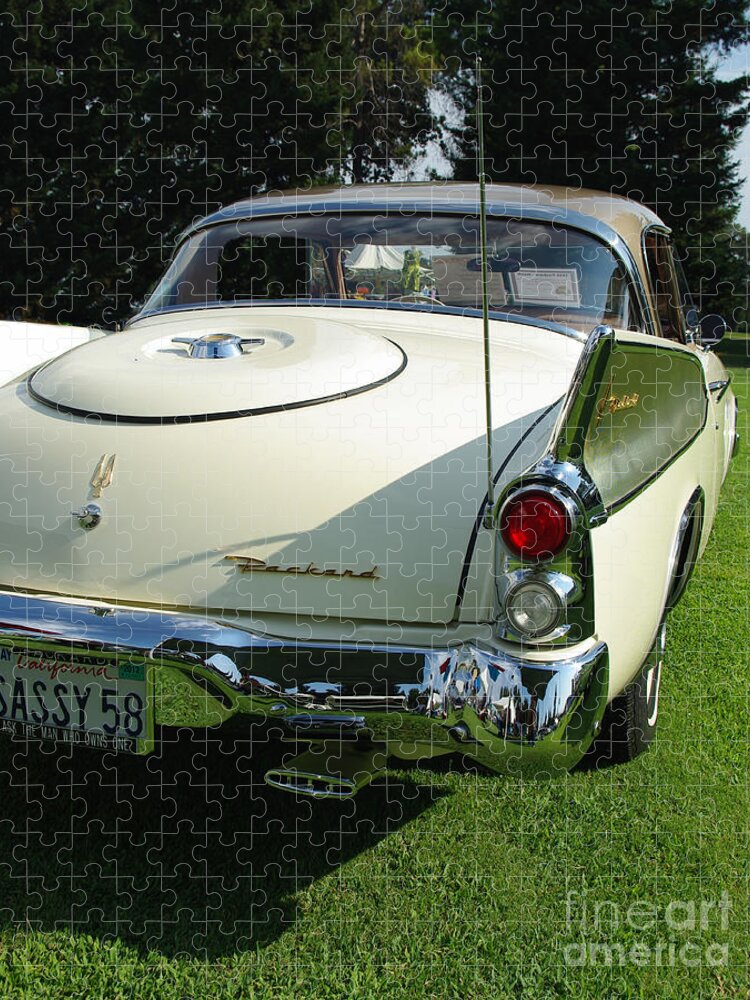 1958 Packard Jigsaw Puzzle featuring the photograph 1958 Packard Hawk by Peter Piatt