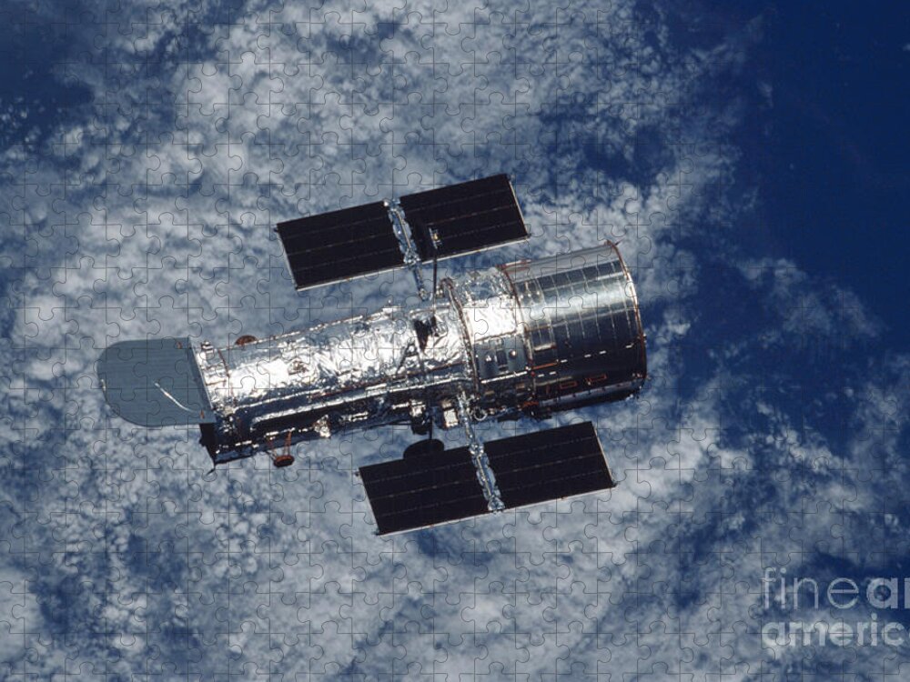 Hubble Jigsaw Puzzle featuring the photograph Hubble Space Telescope #8 by Nasa