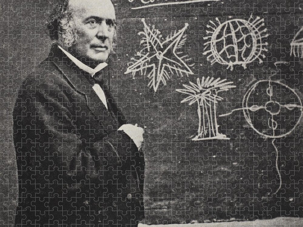 Science Jigsaw Puzzle featuring the photograph Louis Agassiz, Swiss-american Polymath #3 by Science Source