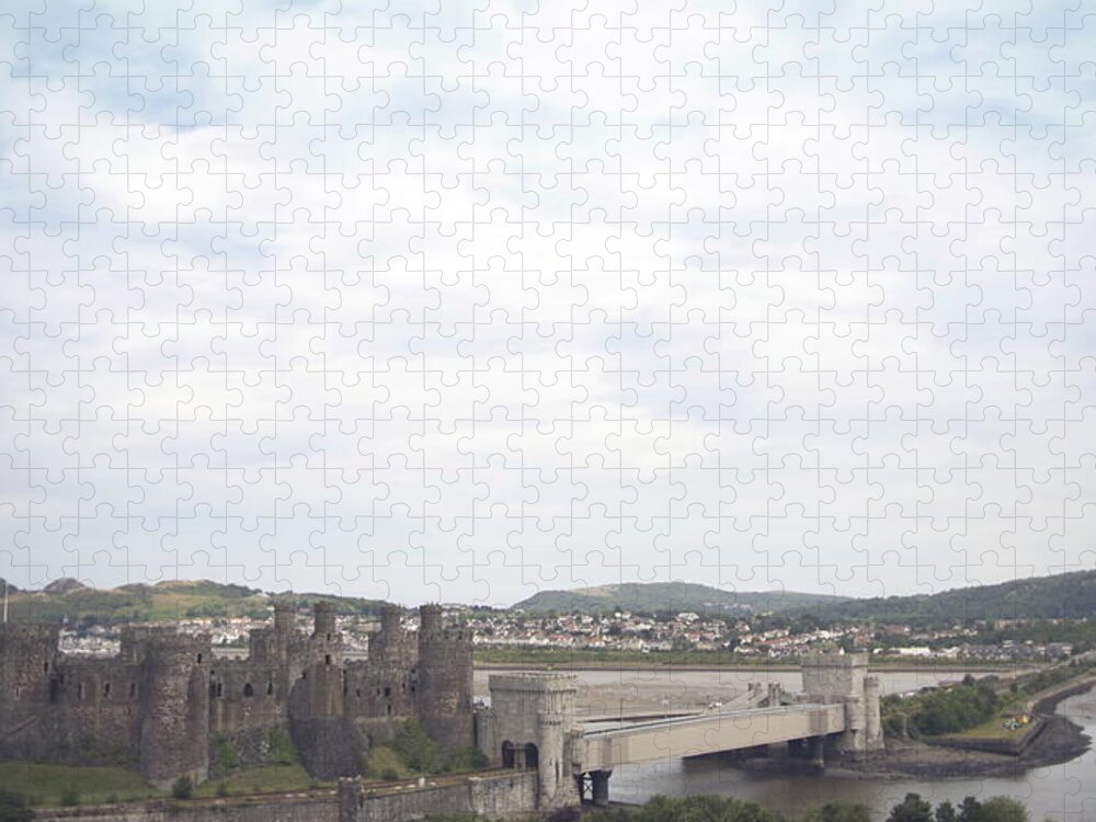 Castles Jigsaw Puzzle featuring the photograph Conwy castle #5 by Christopher Rowlands