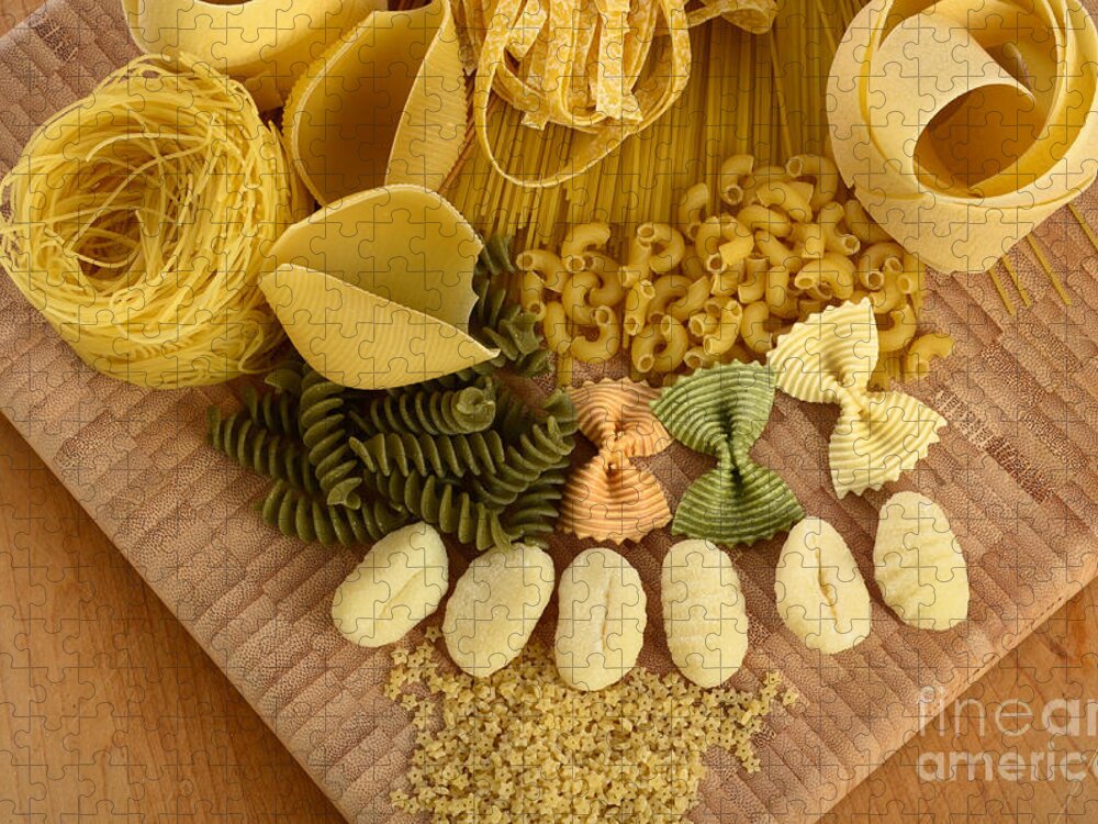 Assorted Jigsaw Puzzle featuring the photograph Pasta #6 by Photo Researchers, Inc.