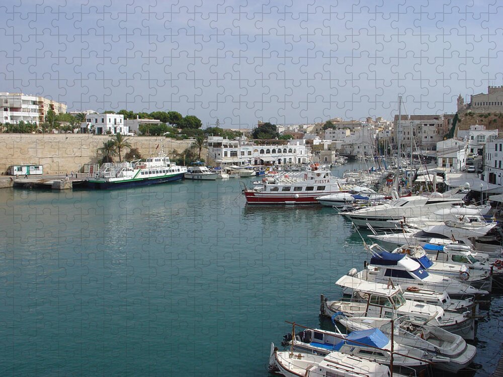 Summer Jigsaw Puzzle featuring the photograph Around Ciutadella Marina by Rod Johnson