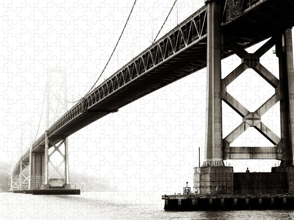 Bay Bridge Jigsaw Puzzle featuring the photograph Bay Bridge by Jarrod Erbe