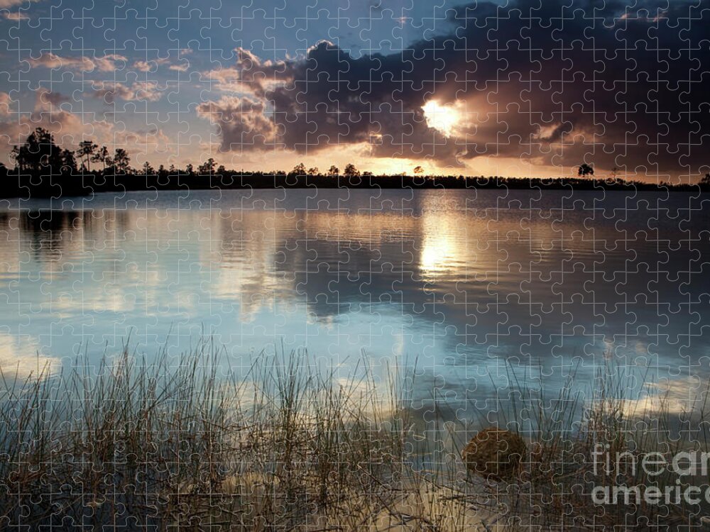 Water Photography Jigsaw Puzzle featuring the photograph Beams of Light by Keith Kapple