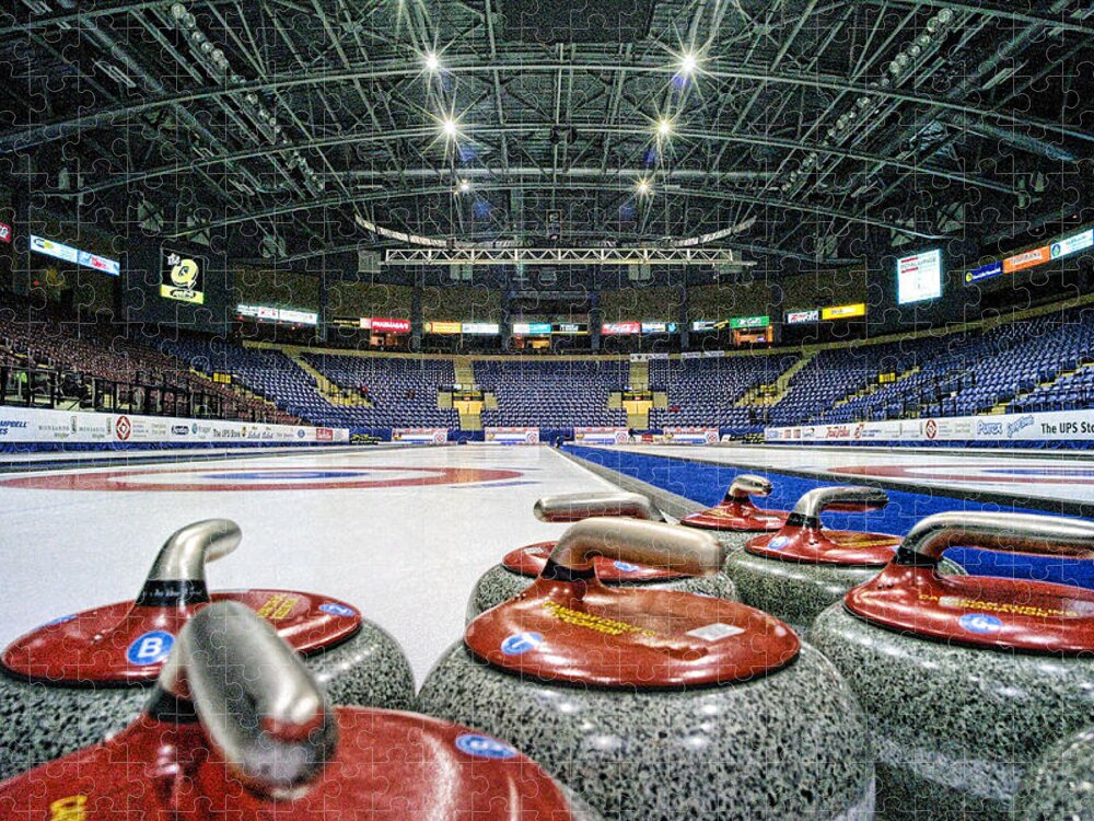 Curling Jigsaw Puzzle featuring the photograph Before The Big Event by Lawrence Christopher