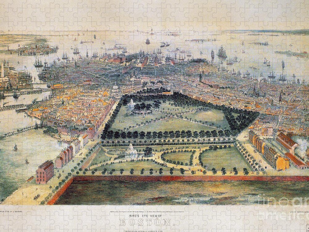 Fort Independence, Boston Jigsaw Puzzle by Granger - Fine Art America