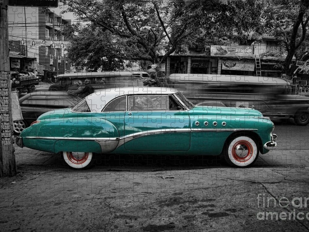 Photography Jigsaw Puzzle featuring the photograph Buick Eight Roadmaster by Yhun Suarez