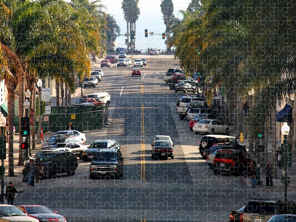 Ventura Jigsaw Puzzle featuring the photograph California Street by Henrik Lehnerer