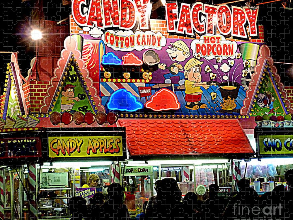Candy Jigsaw Puzzle featuring the photograph Candy Factory by Renee Trenholm