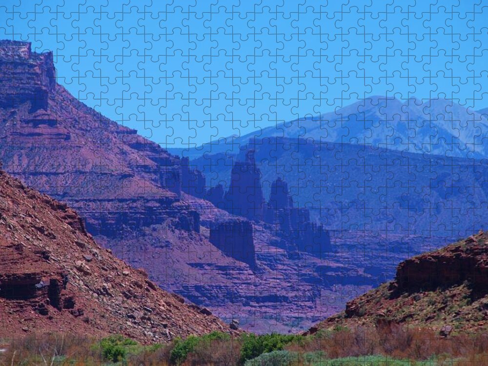Canyonlands Jigsaw Puzzle featuring the photograph Canyon colors by Dany Lison