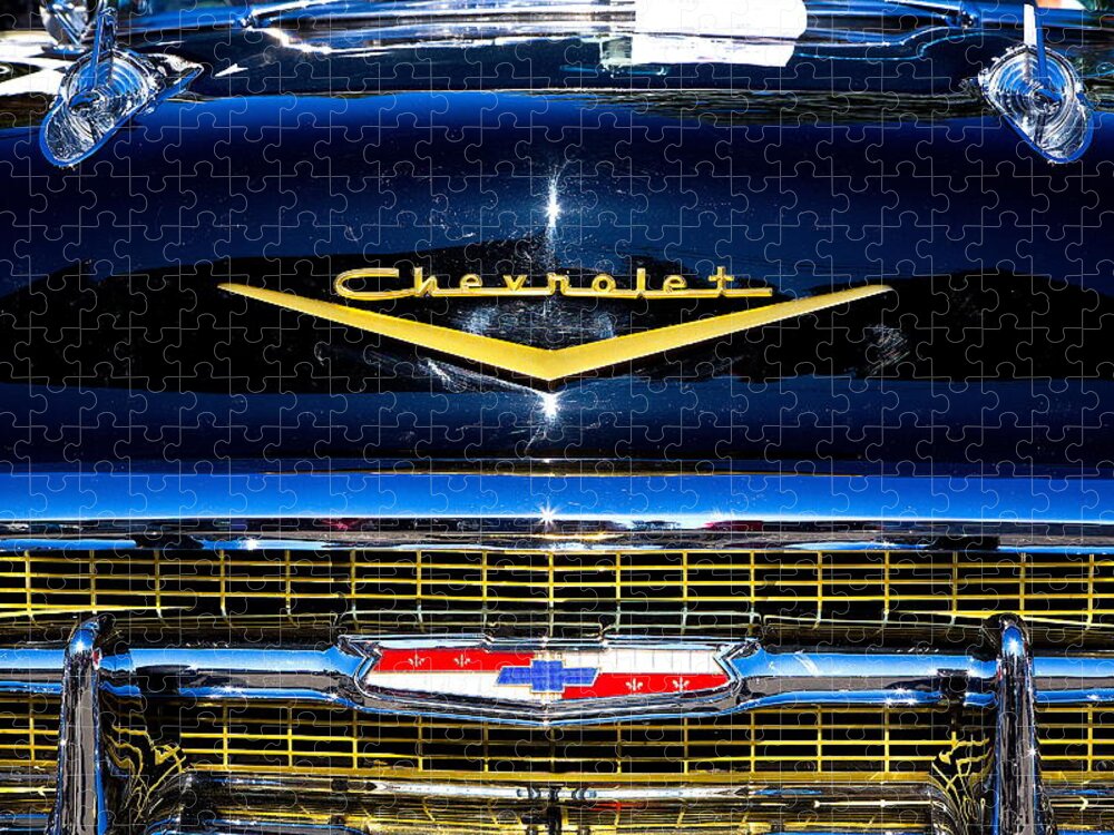 Chevrolet Jigsaw Puzzle featuring the photograph Chevrolet by Burney Lieberman