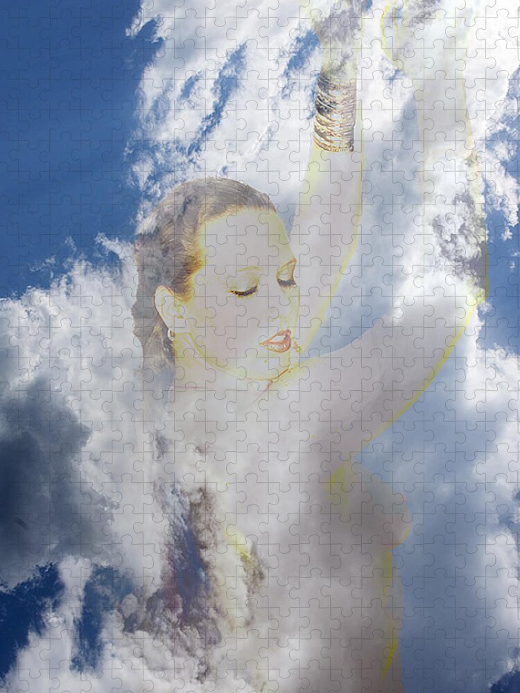Nymph Jigsaw Puzzle featuring the photograph Cloud Dancer by Richard Henne