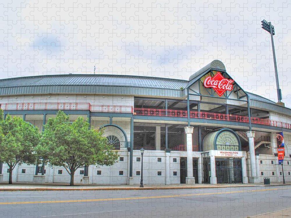  Jigsaw Puzzle featuring the photograph Coca Cola Field by Michael Frank Jr