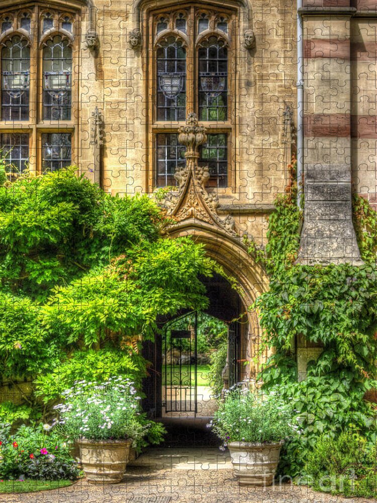 Yhun Suarez Jigsaw Puzzle featuring the photograph College Garden by Yhun Suarez