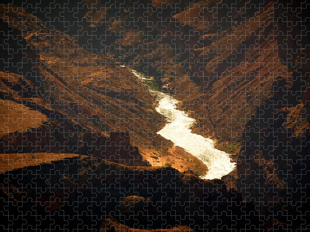 Colorado River Jigsaw Puzzle featuring the photograph Colorado River Rapids by Julie Niemela