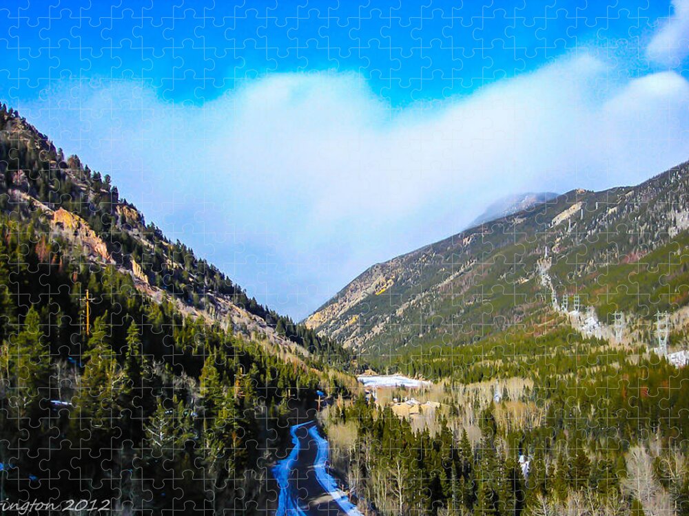 Landscape Jigsaw Puzzle featuring the photograph Colorado Road by Shannon Harrington
