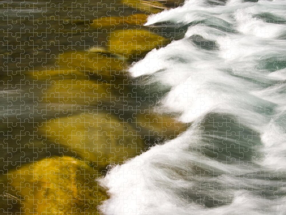 Stream Jigsaw Puzzle featuring the photograph Crossing the Creek by Rich Franco