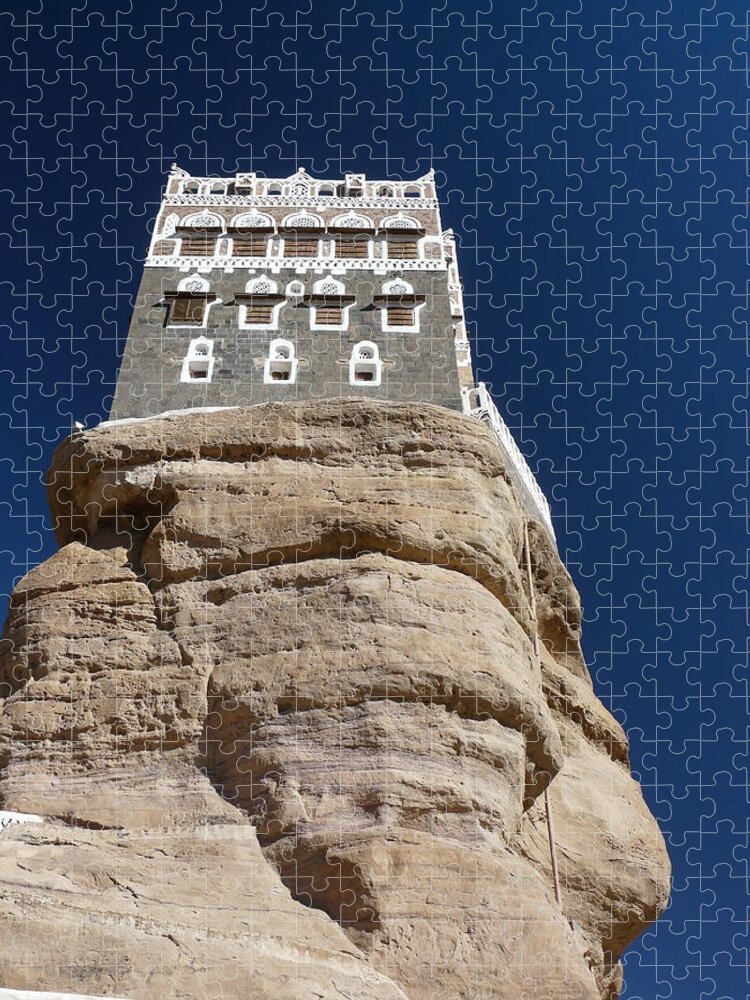 Rock Jigsaw Puzzle featuring the photograph Dar al Hajar by Ivan Slosar