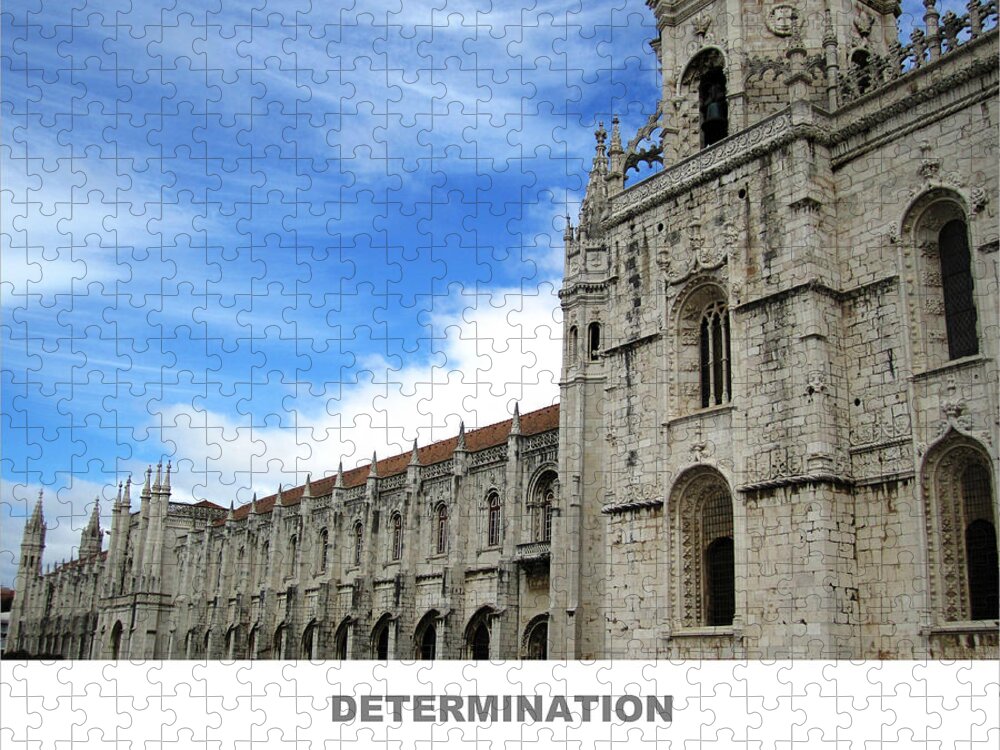 Determination Jigsaw Puzzle featuring the photograph Determination Motivational by John Shiron