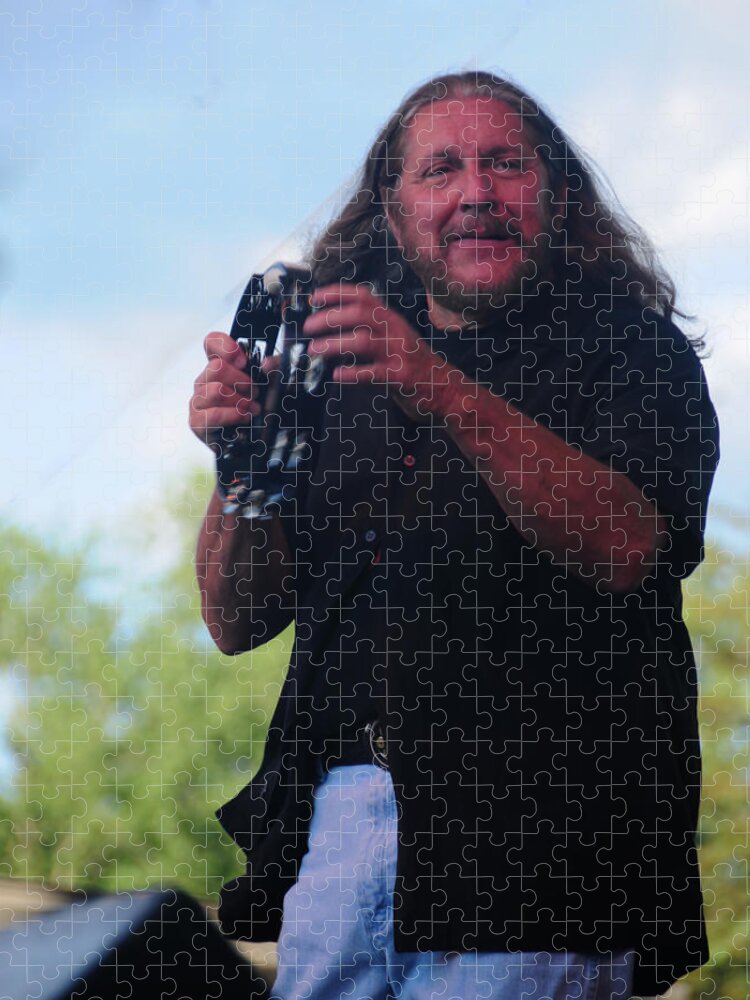 Doug Gray Jigsaw Puzzle featuring the photograph Doug Gray by Mike Martin