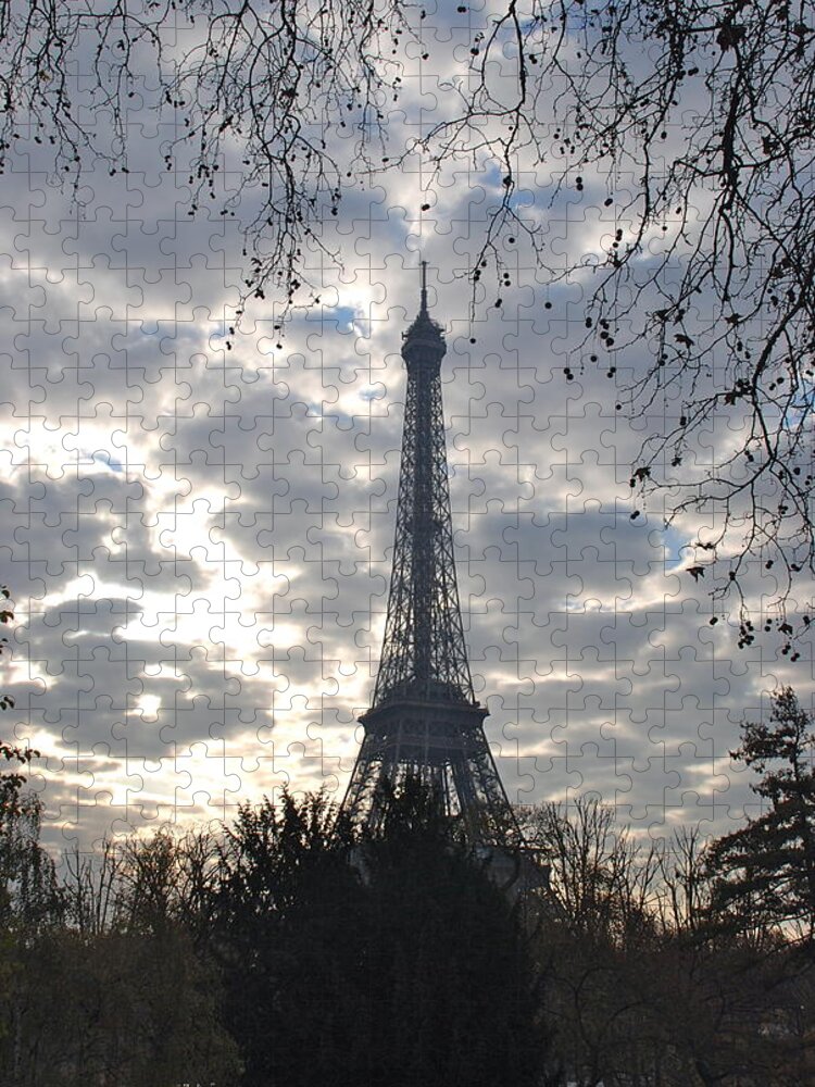 Eiffel Tower Jigsaw Puzzle featuring the photograph Eiffel in the Morning by Eric Tressler
