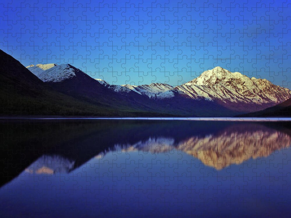 Alaska Jigsaw Puzzle featuring the photograph Eklutna Reflections by Rick Berk
