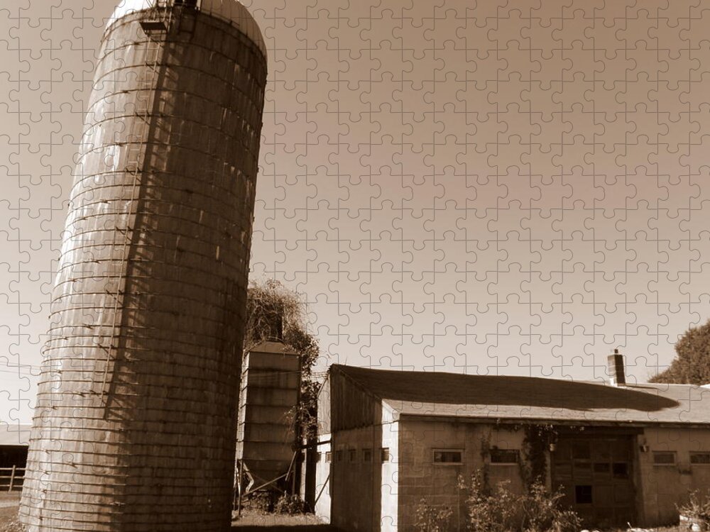 Farm Jigsaw Puzzle featuring the photograph Farm In History by Kim Galluzzo