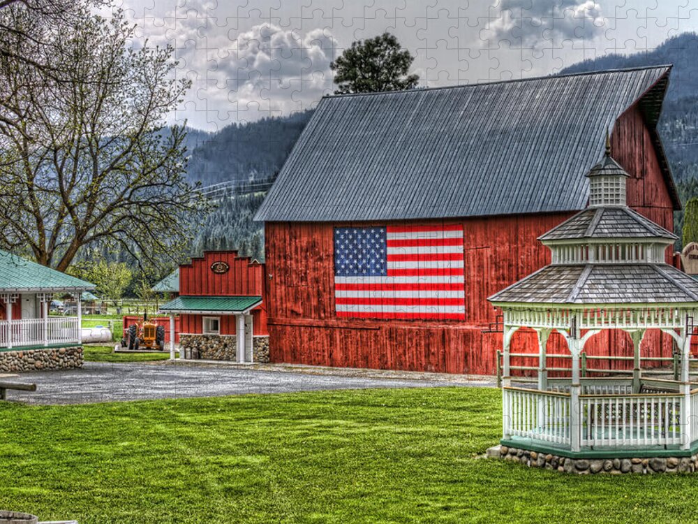 Hdr Jigsaw Puzzle featuring the photograph Feeling Patriotic by Brad Granger