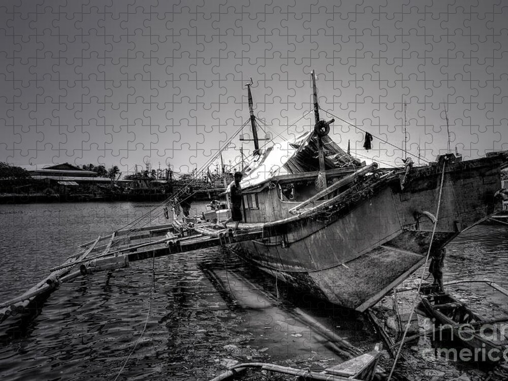 Yhun Suarez Jigsaw Puzzle featuring the photograph Fisherman's Pride by Yhun Suarez
