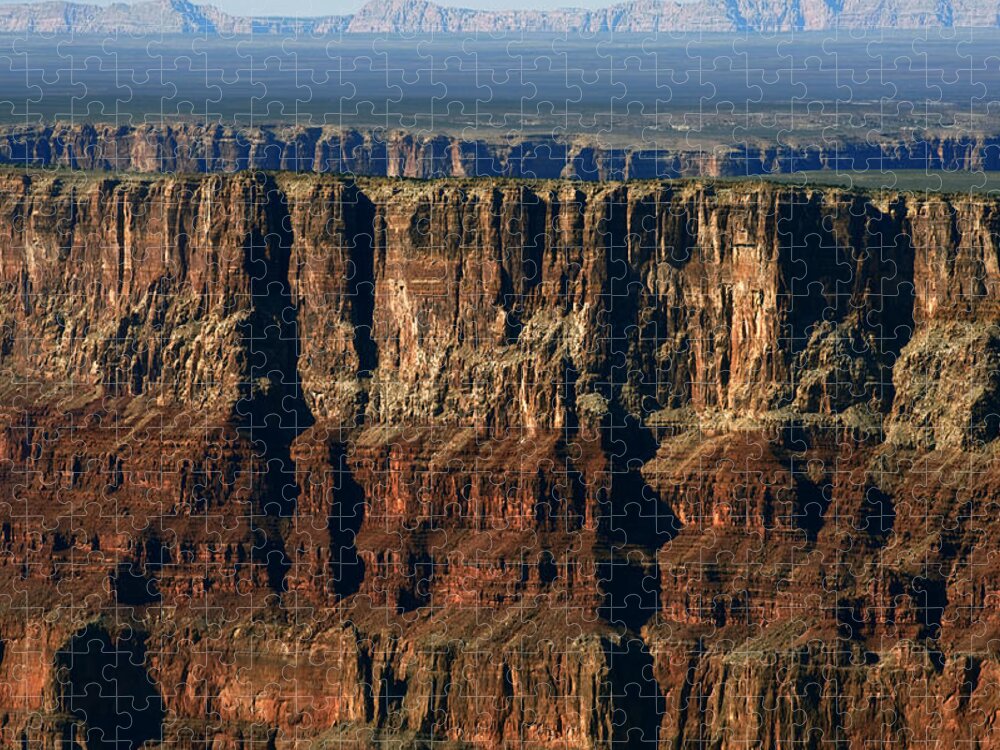 Grand Canyon Jigsaw Puzzle featuring the photograph Grand Canyon Cliffs III by Julie Niemela