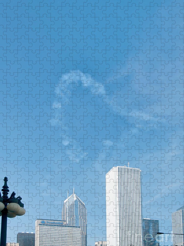 Chicago Jigsaw Puzzle featuring the digital art Heart by Carol Ailles