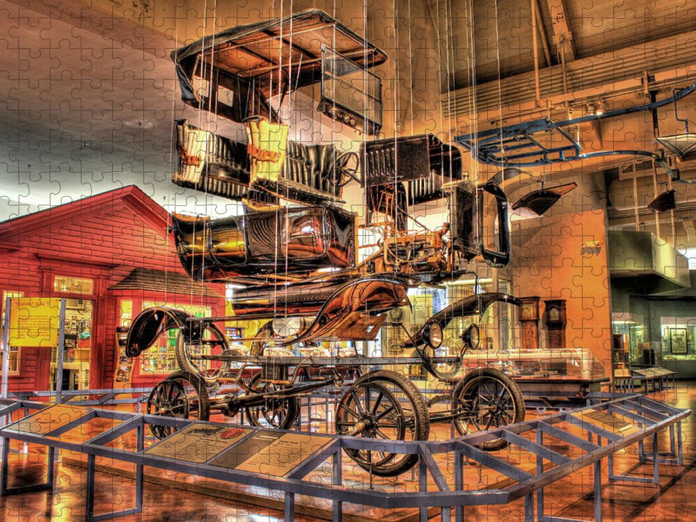  Jigsaw Puzzle featuring the photograph Henry Ford Museum Display Dearborn MI by Nicholas Grunas
