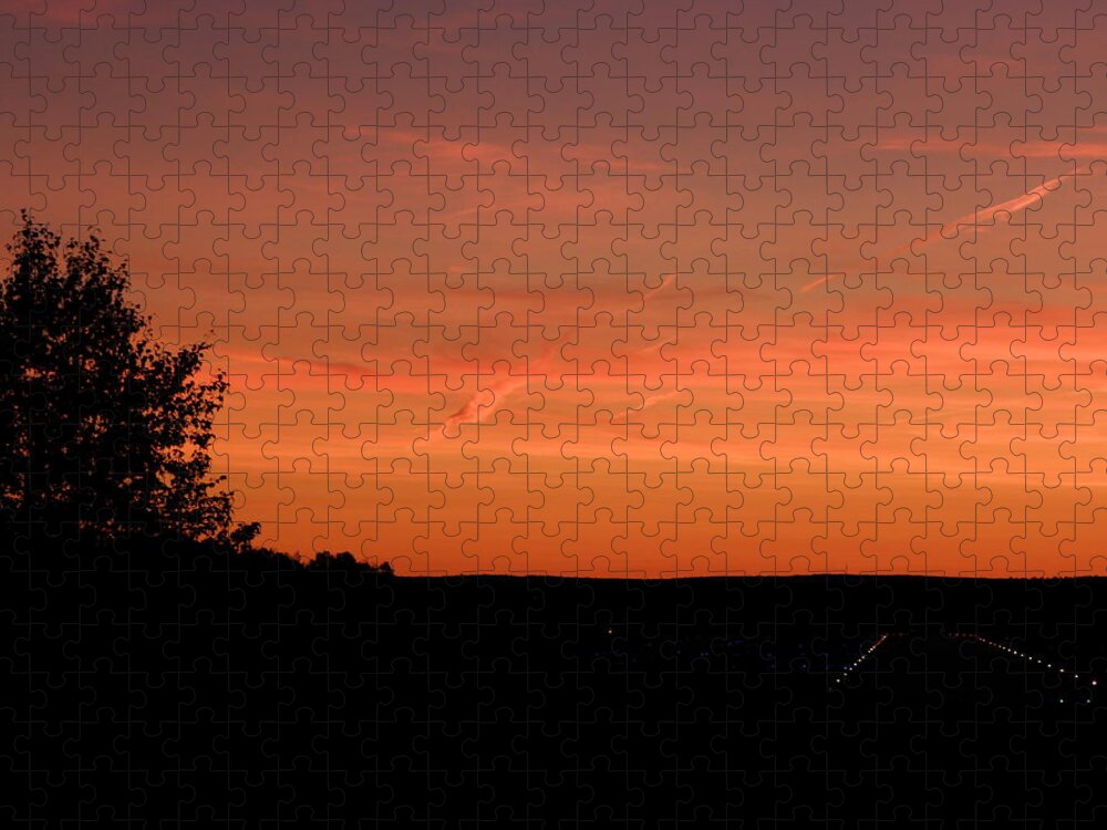 Sunset Jigsaw Puzzle featuring the photograph Horizon Of Beauty by Kim Galluzzo
