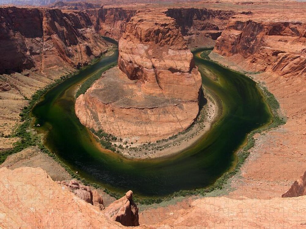 Horseshoe Bend Jigsaw Puzzle featuring the photograph Horseshoe Bend by Winston Rockwell