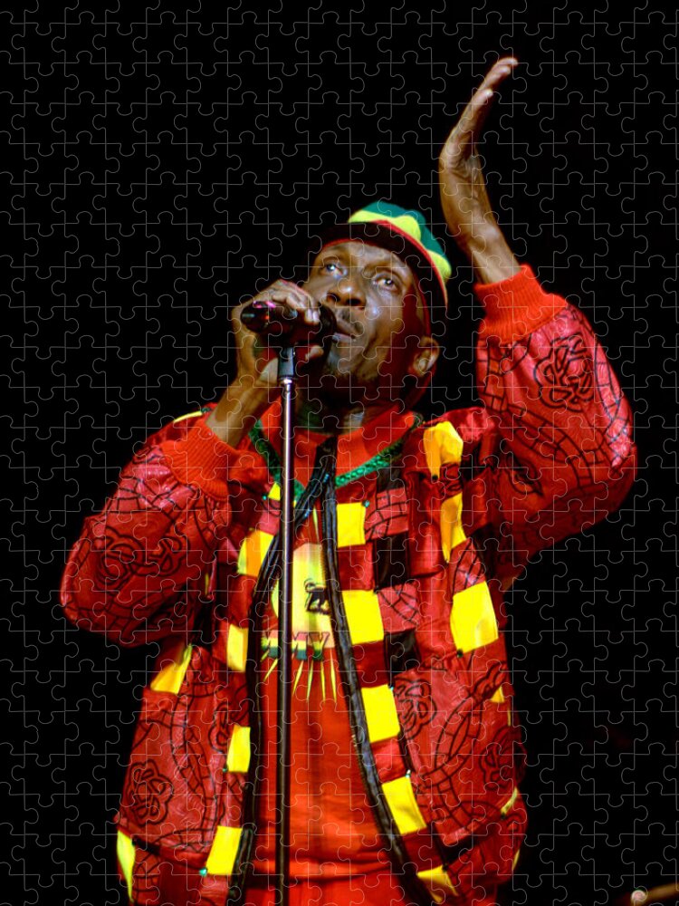 Jimmy Cliff Jigsaw Puzzle featuring the photograph Jimmy Cliff by Jeff Ross