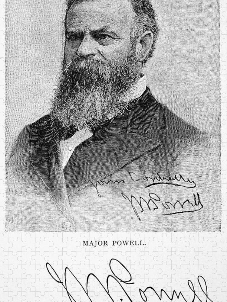 1895 Jigsaw Puzzle featuring the photograph John Wesley Powell by Granger