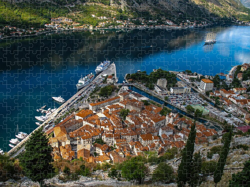 Kotor Jigsaw Puzzle featuring the photograph Kotor Montenegro by David Gleeson