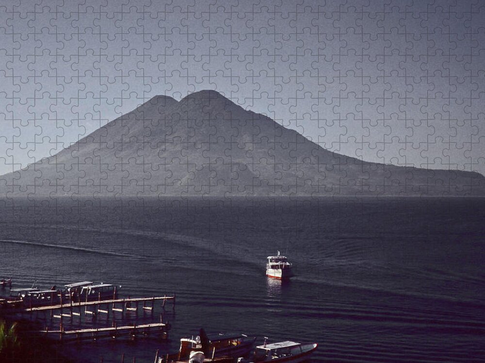 Central America Jigsaw Puzzle featuring the photograph Lago de Atitlan - Guatemala by Juergen Weiss