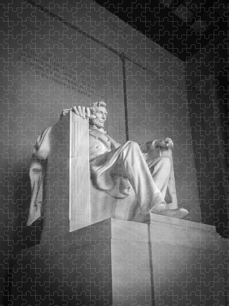 Lincoln Memorial Jigsaw Puzzle featuring the photograph Lincoln Memorial 3 by Mike McGlothlen