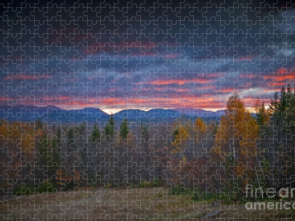 Maine Jigsaw Puzzle featuring the photograph Moosehead Sunset by Alana Ranney