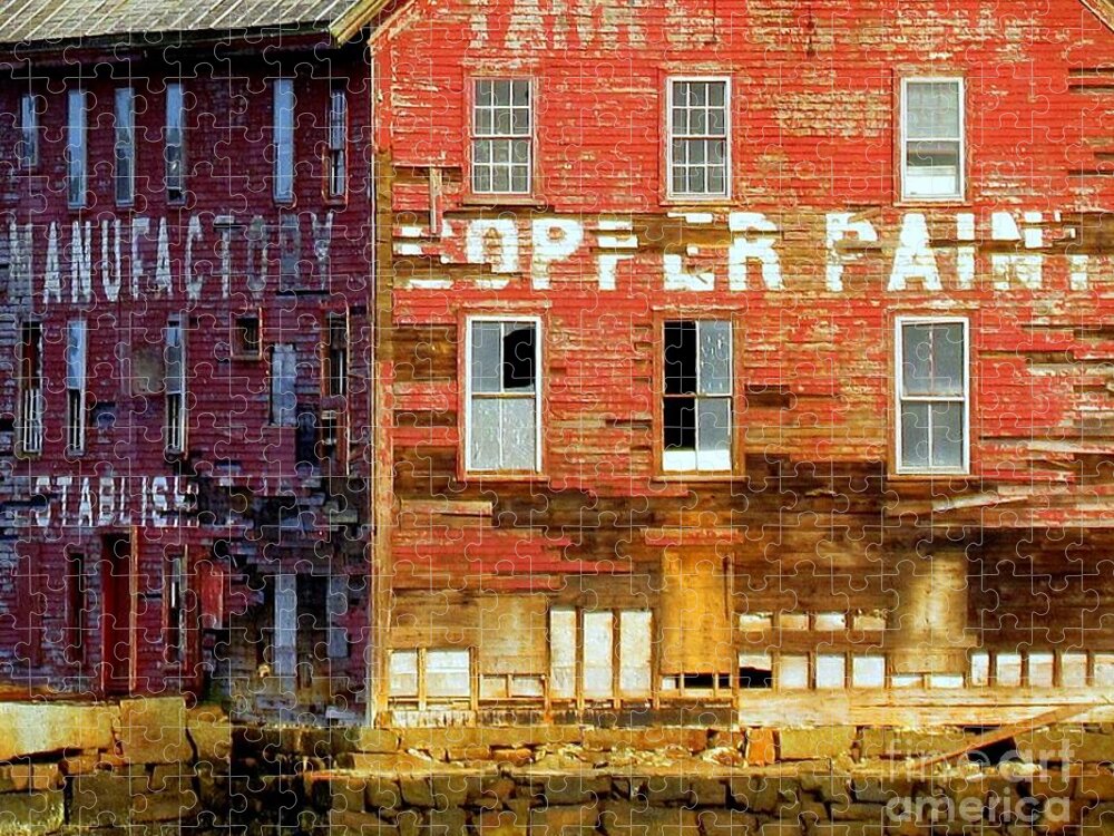 Buildings Jigsaw Puzzle featuring the photograph Abondoned Not Forgotten by Lori Lafargue