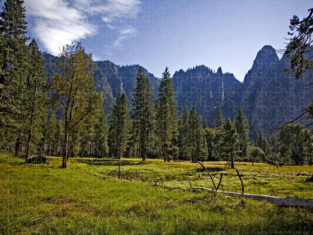 Yosemite Jigsaw Puzzle featuring the photograph Peaceful Moment by Bonnie Bruno
