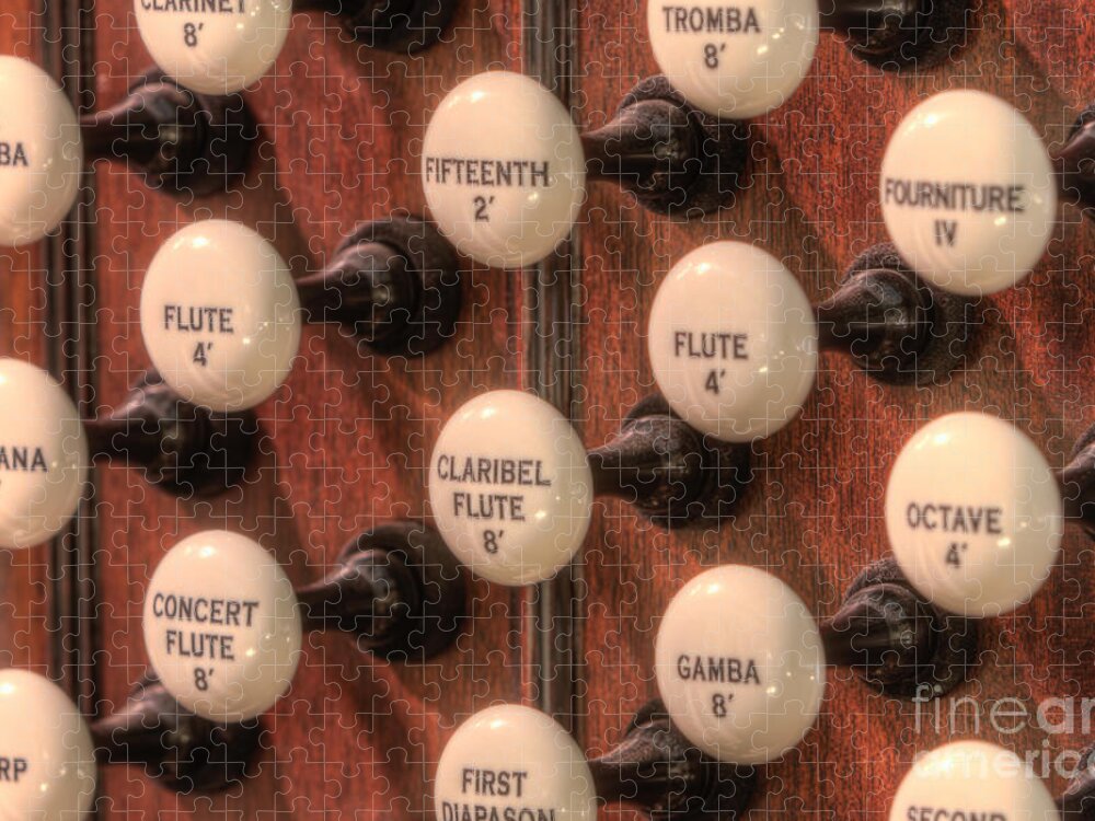 Pipe Organ Stop Knobs I Jigsaw Puzzle